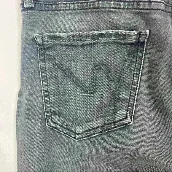 Citizens Of Humanity Avedon Low Rise Skinny Jeans, Dark Gray Washed Size 27 - Picture 6 of 12